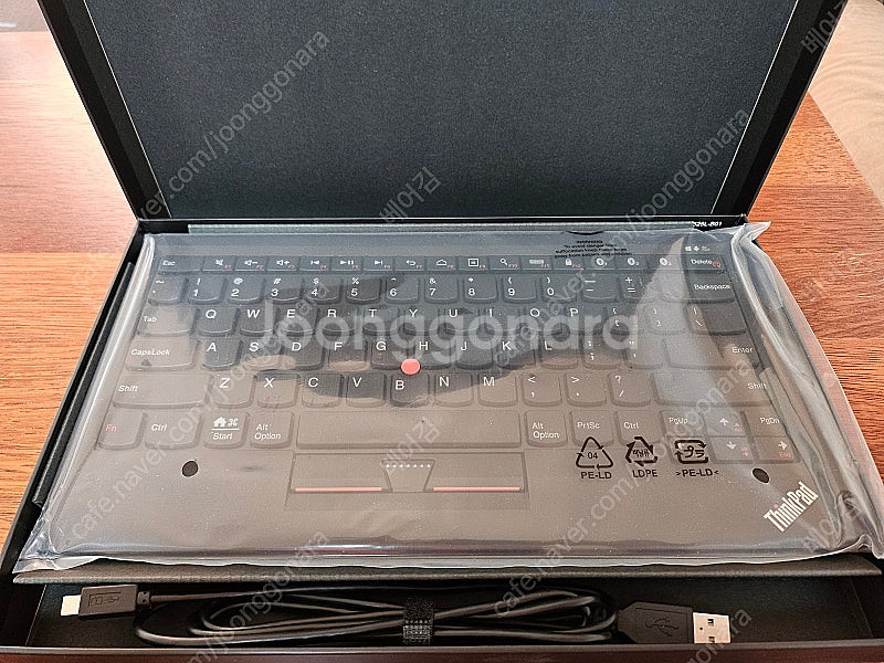 Thinkpad 키보드 블루투스 멀티커넥트 빨콩 KT-...--2