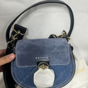 Chloe Tess Denim & leather 끌로에 테스 데님&레더 새상품