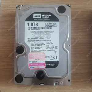 wd black hdd 1tb (2개)