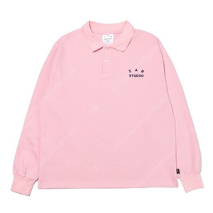 아이앱 스튜디오 피케 롱슬리브 핑크 M (IAB Studio Pique Long Sleeve Pink M Size)