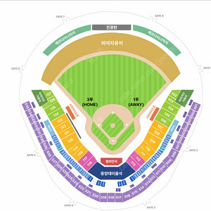 한국시리즈 2차전 10월 22일 KIA VS 삼성 중앙 K3 4연석 거래내역 다수