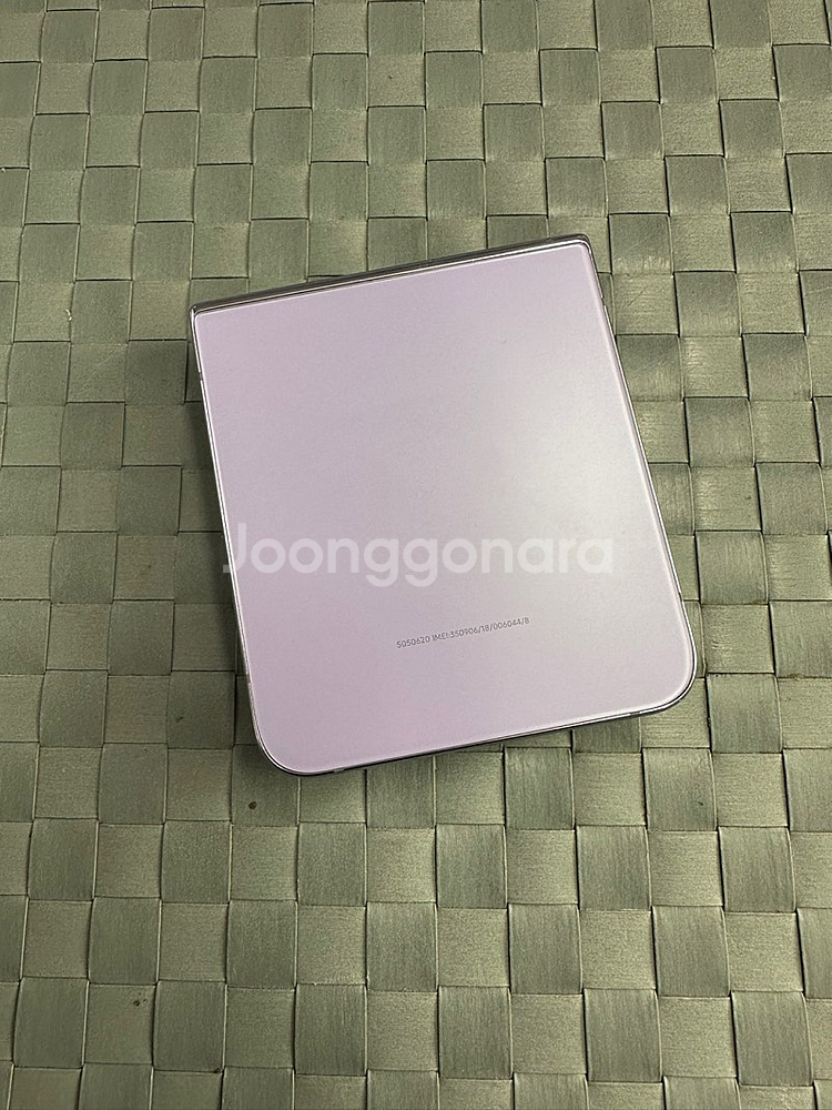 (LG U+)갤럭시Z플립4 256기가 퍼플 깨끗한 무잔...--7