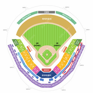 2024 한국시리즈 1차전 KIA vs 삼성 1루 스카이피크닉석 4연석 팔아요