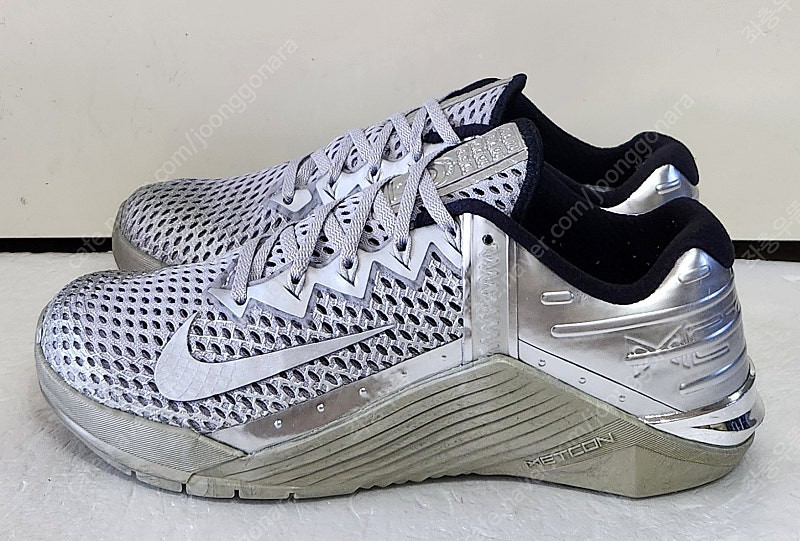 [250] 나이키 메트콘6 프리미엄PRM 메탈릭실버 RS001RB 크로스핏 헬스스니커즈단화 최저가--1