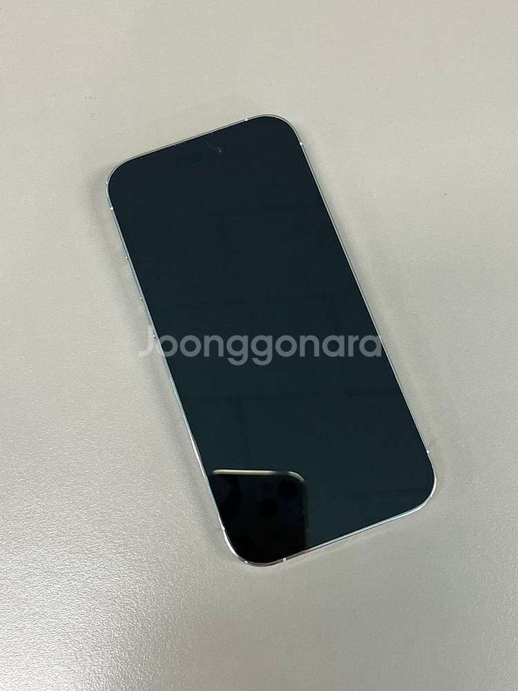 (자급제)아이폰14프로 실버 128G 외관 초깨끗 상태...--2