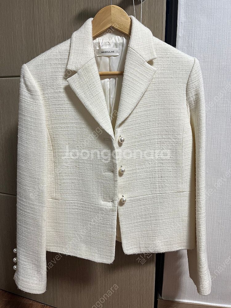 마스큘린 울 트위드 자켓--0