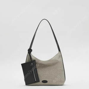 로서울 Mini pulpy hobo bag Jute black