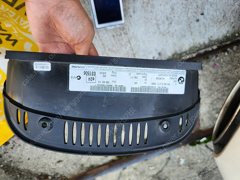 bmw 328i 컨버터블 순정모니터 판매합니다--2