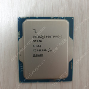 인텔 12세대 펜티엄 G7400 CPU