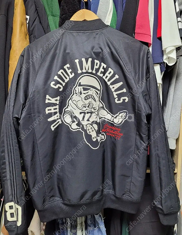 아디다스 스타워즈 한정판 바시티자켓 100사이즈--1