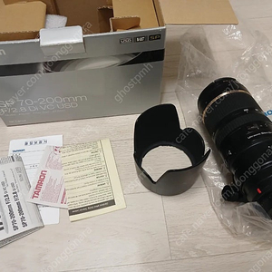 탐론 70-200 f2.8 vc 렌즈 bw필터 포함 캐논마운트 구탐아빠 중고