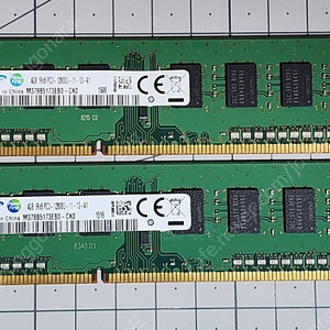 삼성 메모리 DDR3 4GB 1600MHZ PC3-12800U (2개=8GB)