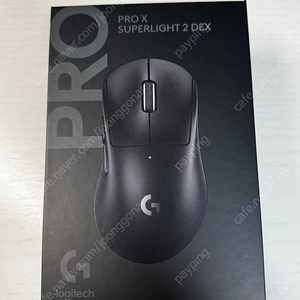 로지텍 지프로 X 슈퍼라이트 2 덱스 블랙 (Logitech G PRO X SUPERLIGHT 2 DEX black)