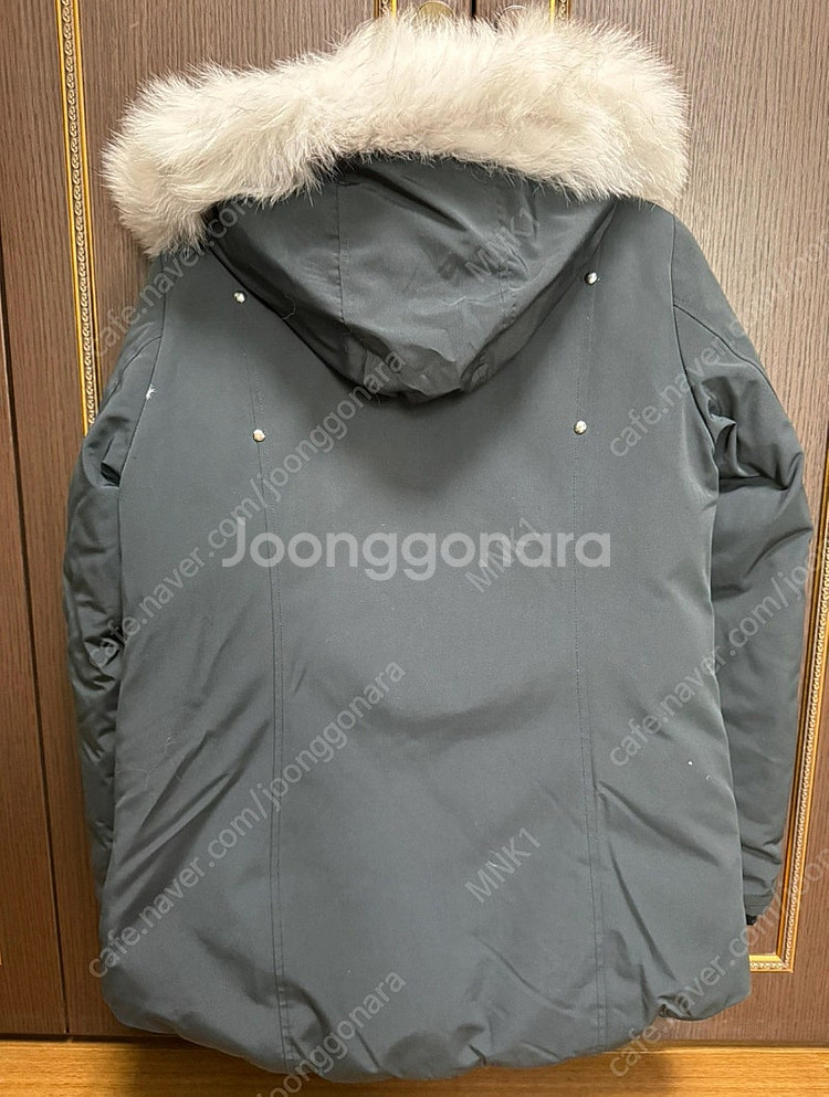 무스너클 키즈 유니섹스 다운 패딩 파카(그레이)--1