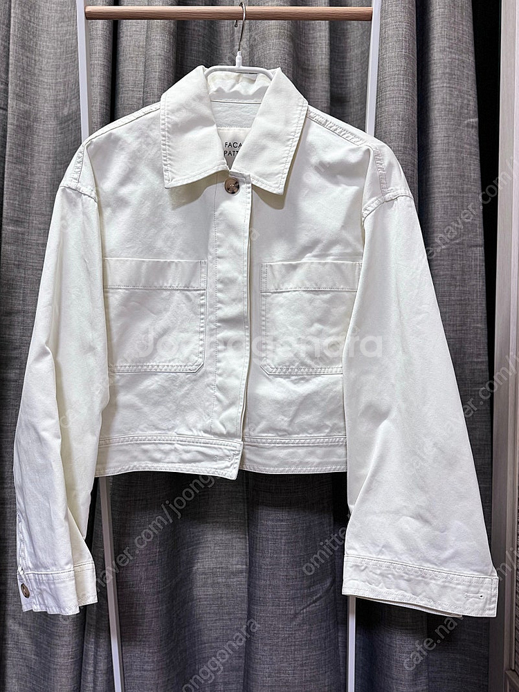 파사드패턴 코튼 워크자켓 ivory S--2