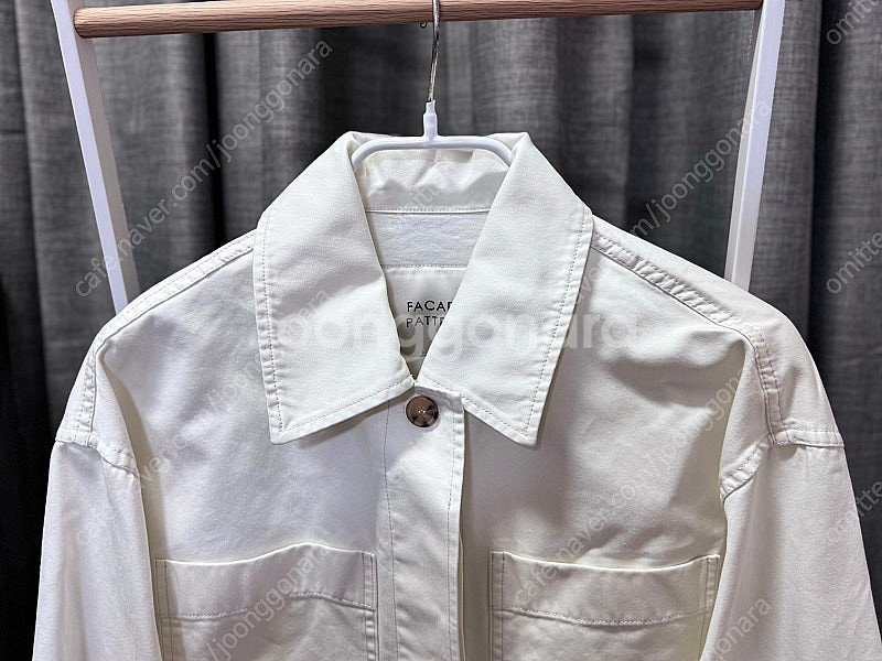 파사드패턴 코튼 워크자켓 ivory S--3