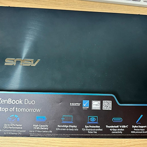 asus zenbook duo 아수스 젠북 듀오 UX482EGR 11th 1TB 100만원에 팝니다