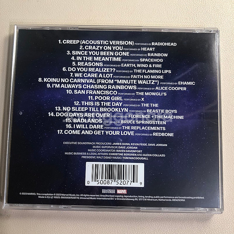 가오갤 가디언즈 오브 갤럭시 cd--2