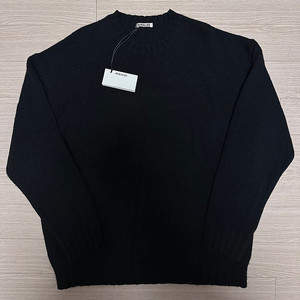 오라리 셔틀랜드 니트 블랙 5사이즈 팝니다. SHETLAND WOOL CASHMERE KNIT