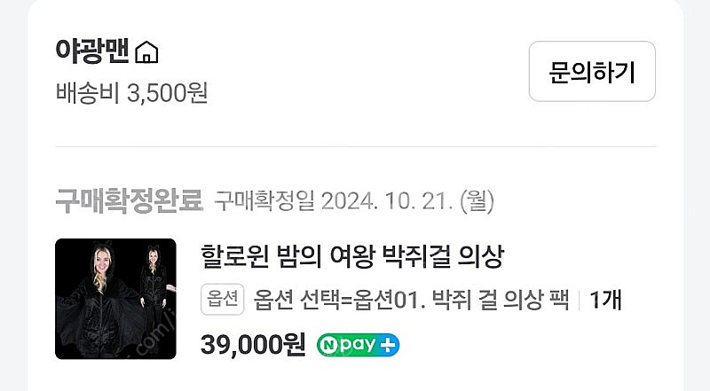 할로윈코스튬 박쥐옷 성인--2