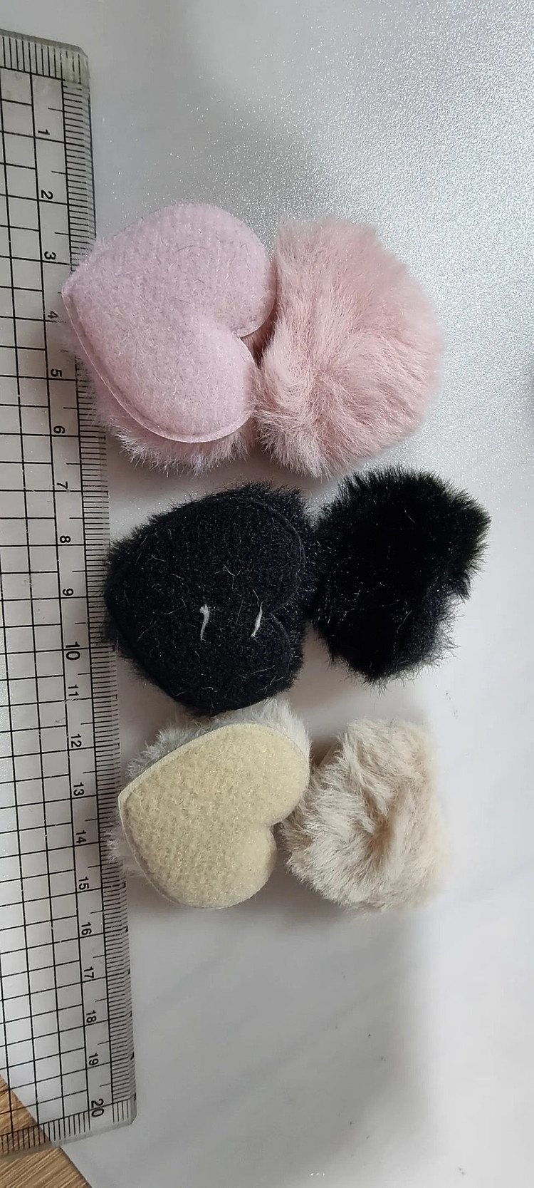 머리띠 머리끈 머리핀 머리방울 리본재료 악세사리 초음파 하트 강아지 곰 헤어밴드--1