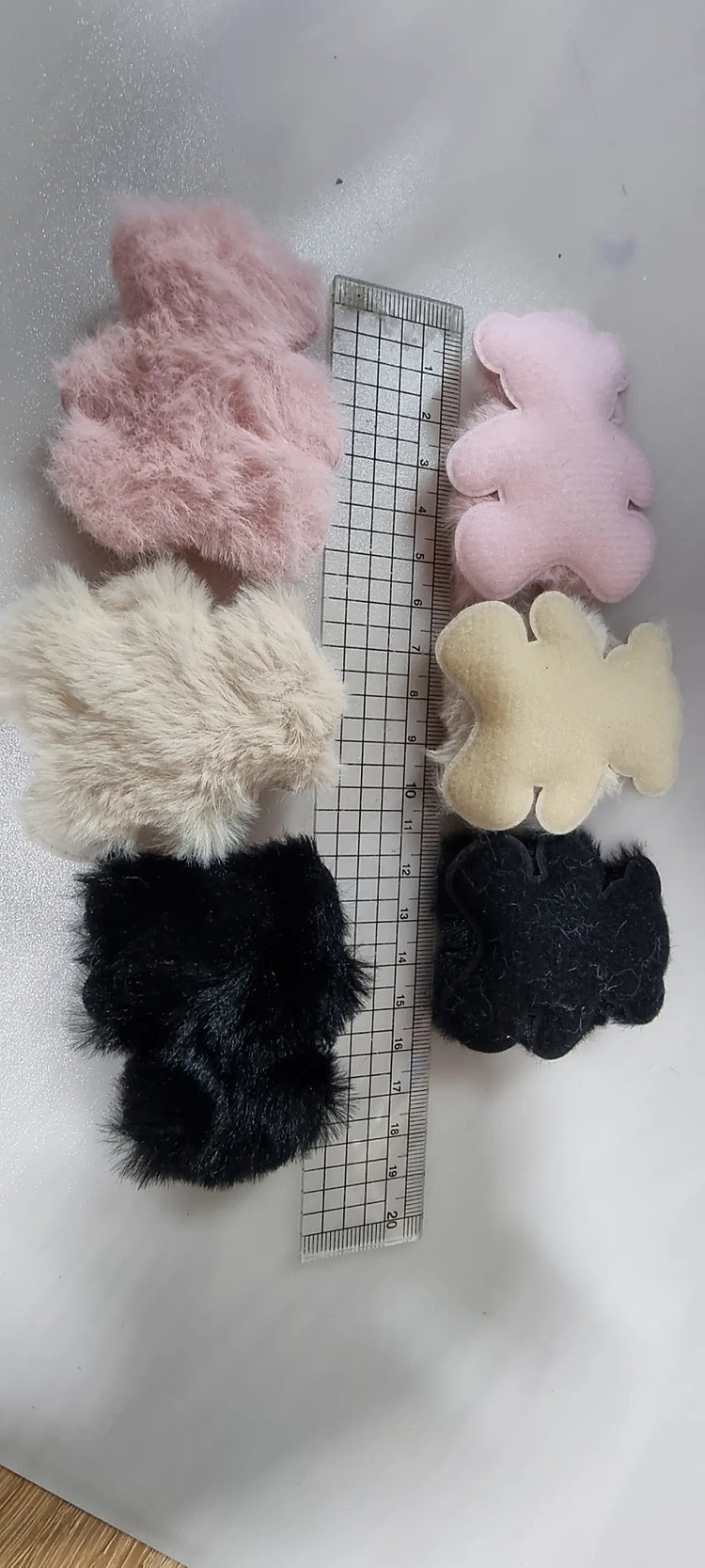 머리띠 머리끈 머리핀 머리방울 리본재료 악세사리 초음파 하트 강아지 곰 헤어밴드--3