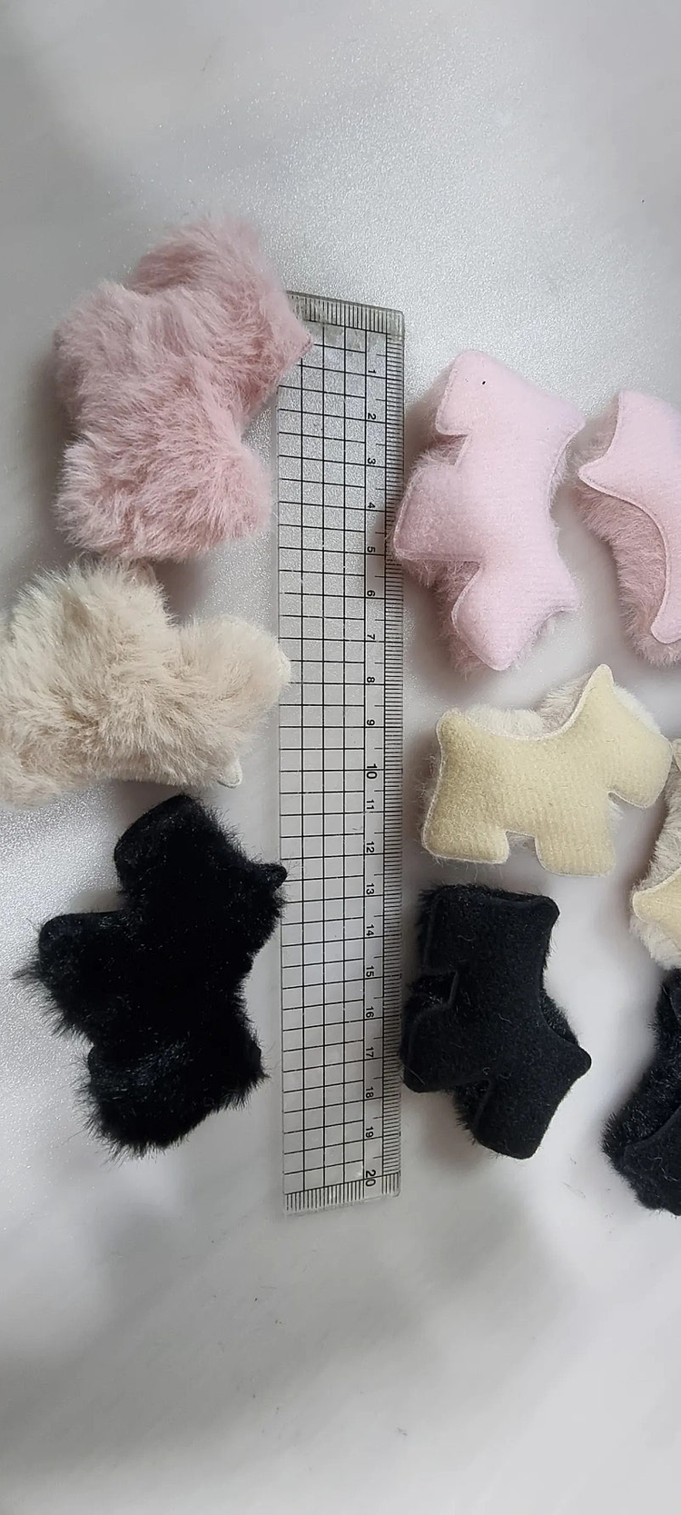 머리띠 머리끈 머리핀 머리방울 리본재료 악세사리 초음파 하트 강아지 곰 헤어밴드--5