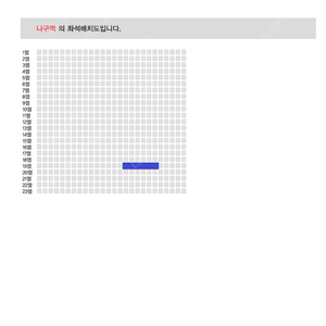 나훈아 부산 콘서트 R석 나구역 19열 명당 최저가