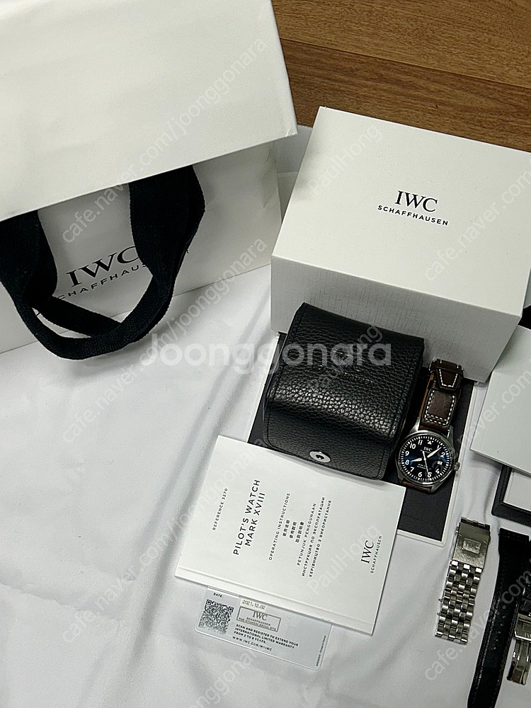 Iwc 마크 18 어린왕자 40mm-스트랩 메탈, 가죽...--2
