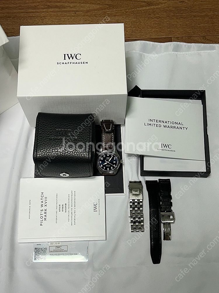 Iwc 마크 18 어린왕자 40mm-스트랩 메탈, 가죽...--3