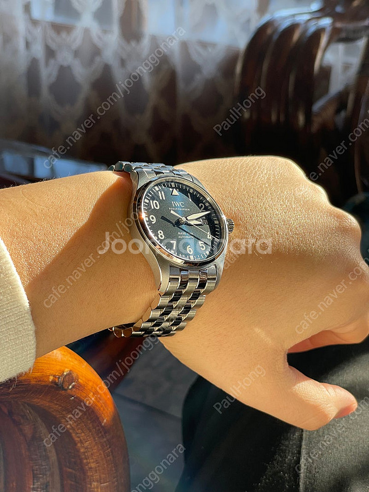 Iwc 마크 18 어린왕자 40mm-스트랩 메탈, 가죽...--5