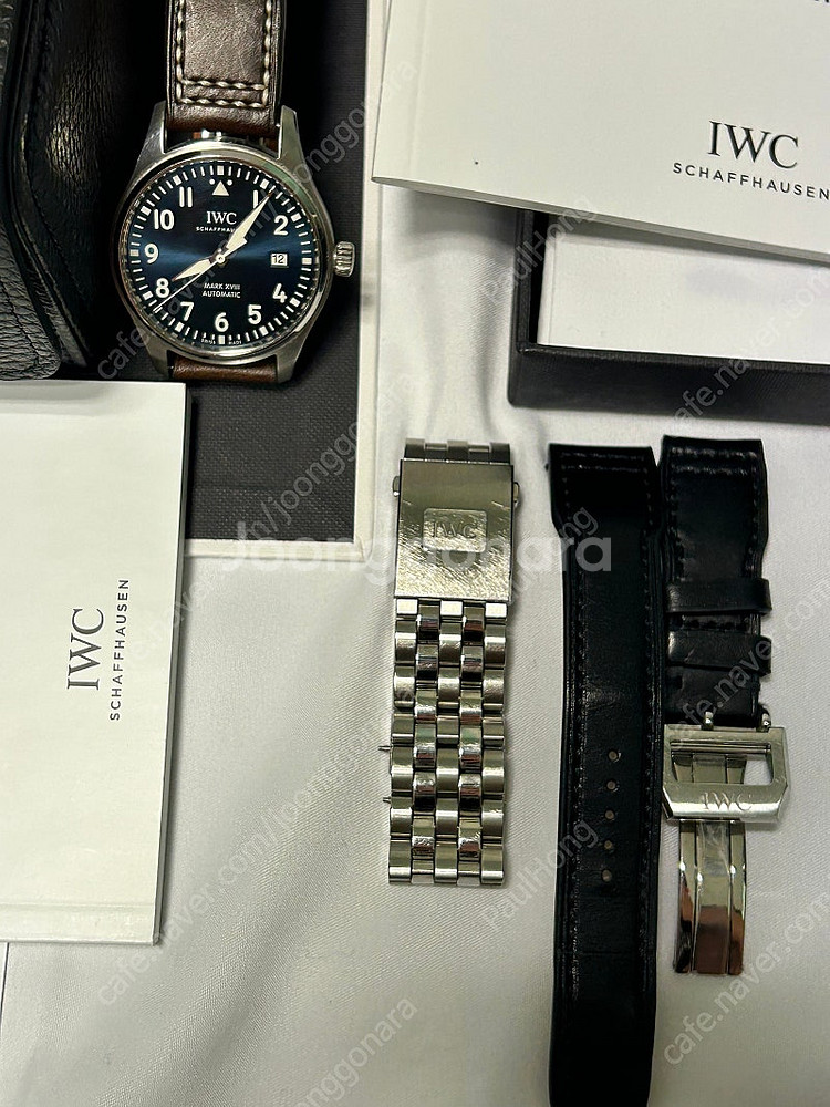 Iwc 마크 18 어린왕자 40mm-스트랩 메탈, 가죽...--8
