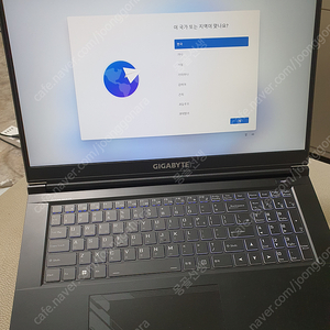 기가바이트 G7 GE i5-12500H 3050 16gb 500gb 144hz 17인치 민트급