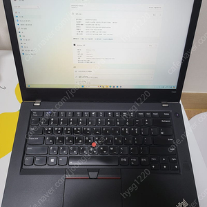 씽크패드 T480 터치스크린 14인치 노트북