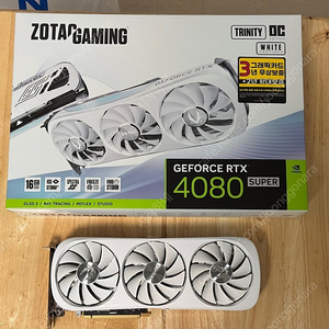 ZOTAC TRINITY OC 4080 SUPER 팝니다.