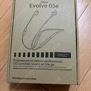 Jabra Evolve 65e 블루투스 이어폰 새제품 팔아요