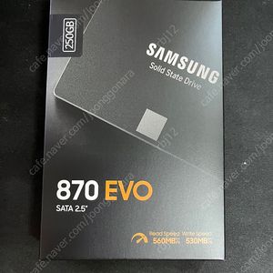 삼성 SSD 870 EVO 250G 미개봉 판매 합니다