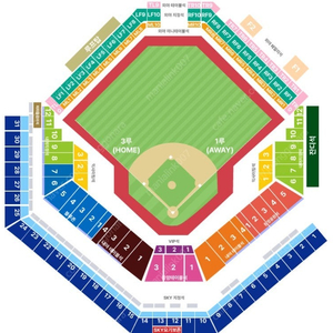 3차전 한국시리즈 중앙 SKY지정석(3루측 스카이) 1인석 삼성라이온즈 10/24(목)