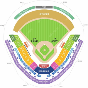 2024 한국시리즈 1차전 KIA vs 삼성 외야자유석