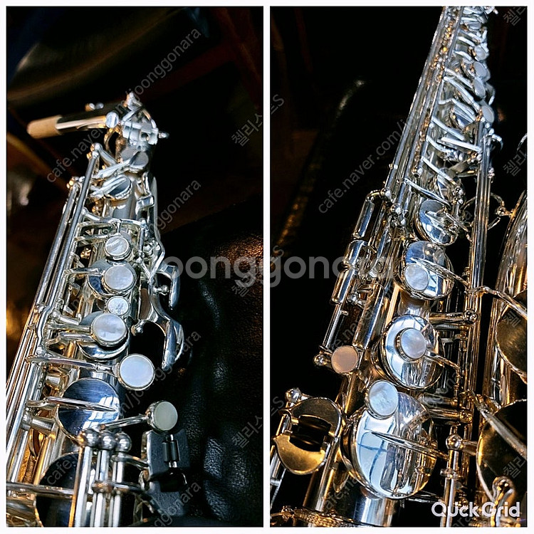 셀마 슈퍼발란시드 액션 SBA 오리지날 실버 알토색소폰...--5