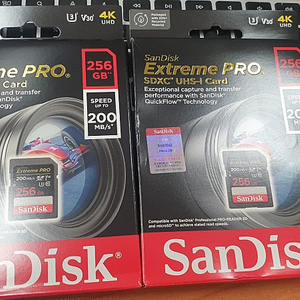 샌디스크 SD카드 256GB Extreme Pro V30