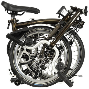 브롬톤 C라인 접이식자전거 22년 블랙락커 M바새제품 Brompton