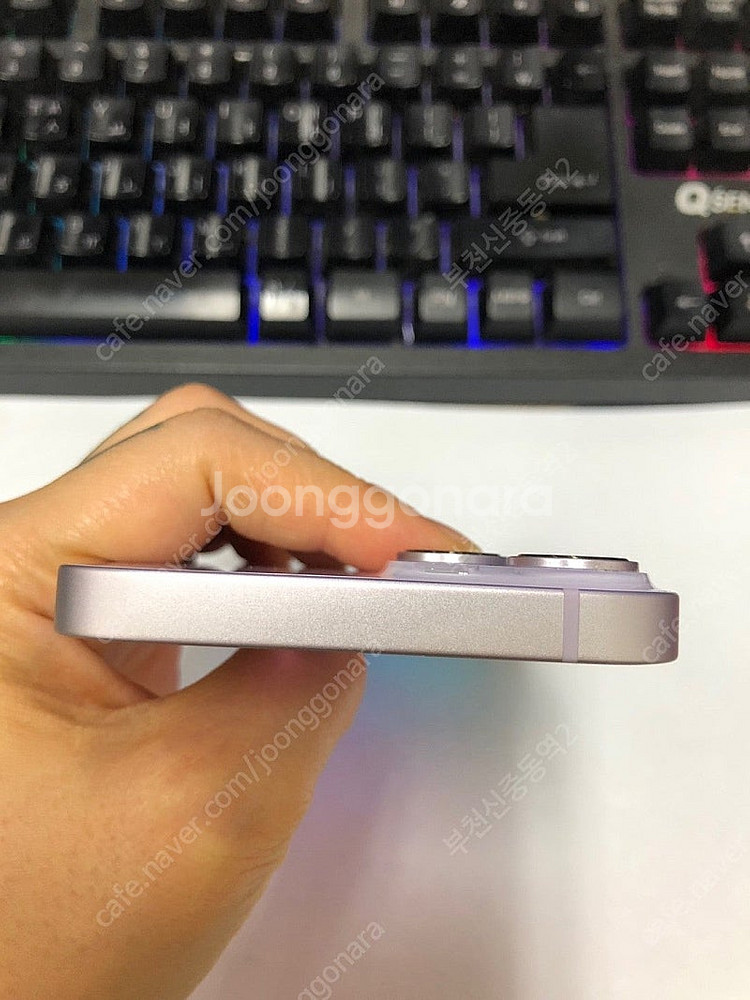 002213 아이폰14 퍼플 특SSS급 256GB 무잔...--3