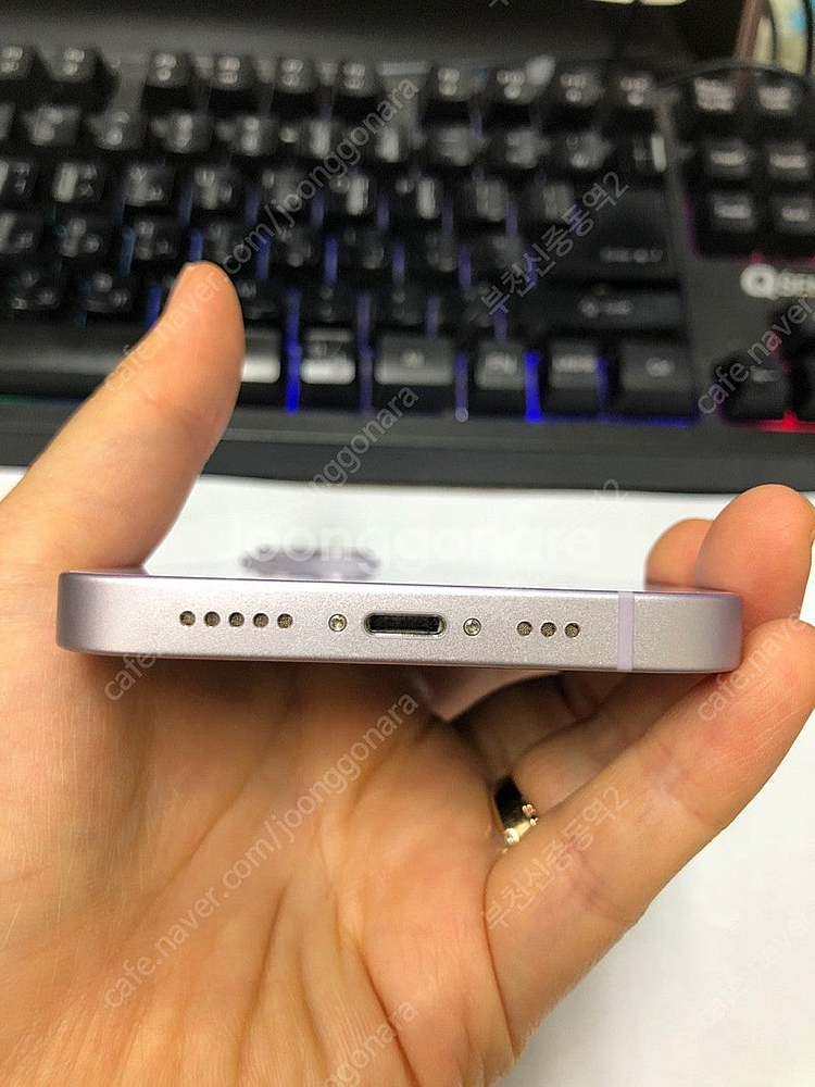 002213 아이폰14 퍼플 특SSS급 256GB 무잔...--6