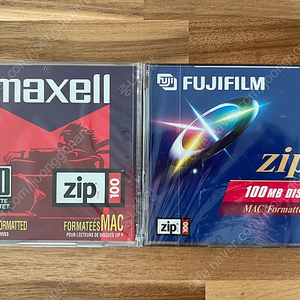 Zip 드라이브 디스켓 Fujiflim / Maxell 100mb 총10개