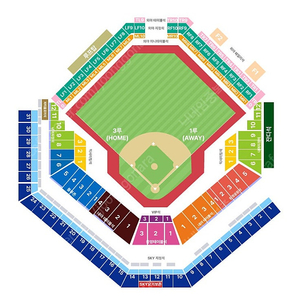 [한국시리즈 3차전] 중앙sky지정석 2연석/1석1/석