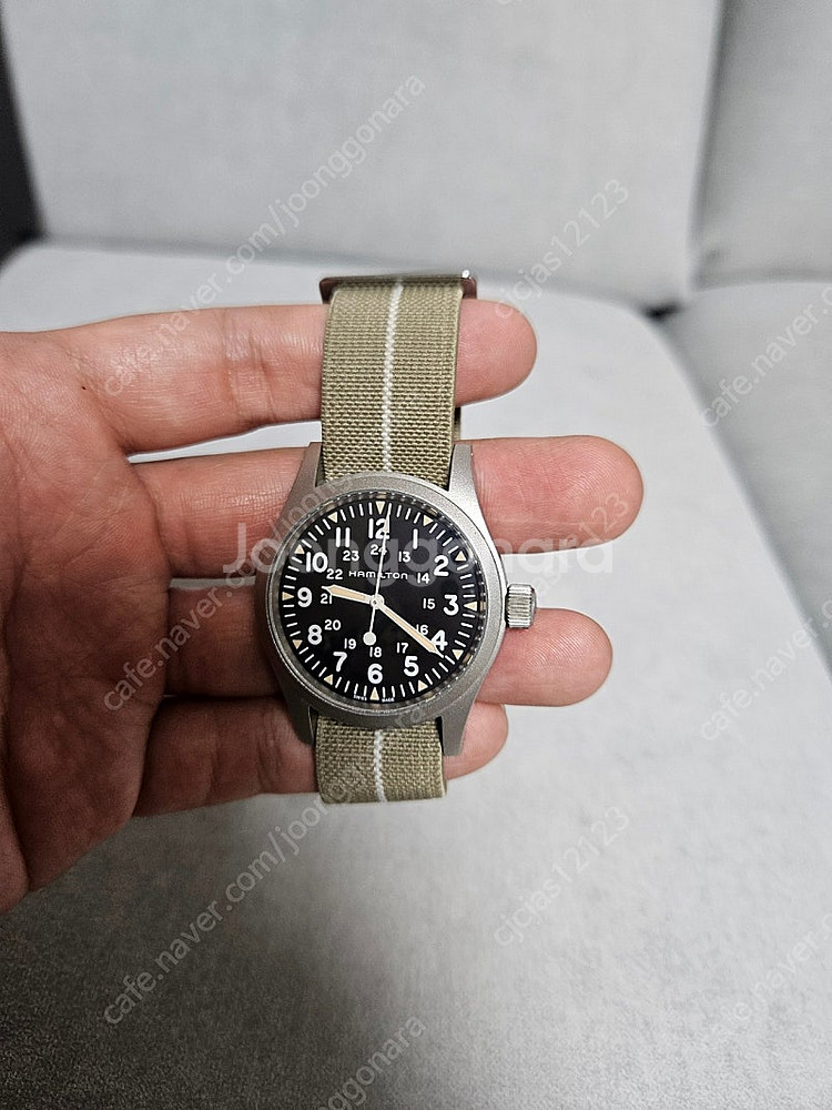 해밀턴 카키필드 38mm--1