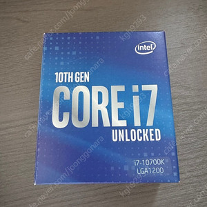 인텔 i7-10700K + z490 유니파이