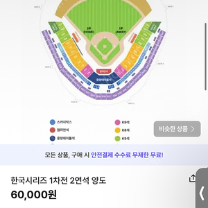 한국시리즈 티켓12만에 2연석 구합니다