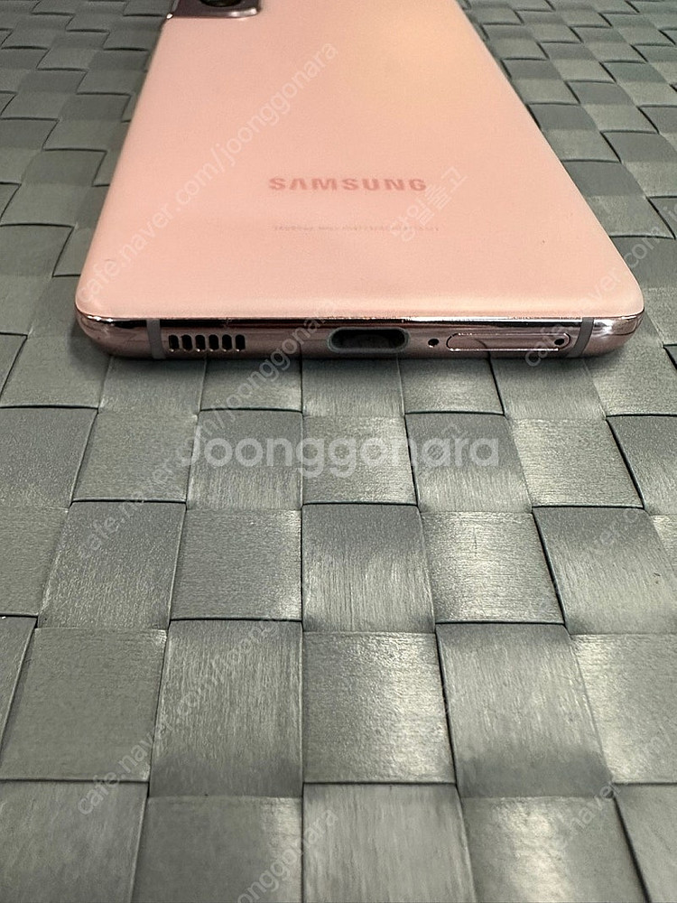 (LG U+)갤럭시S21 256G 핑크 초미세잔상 상태...--7